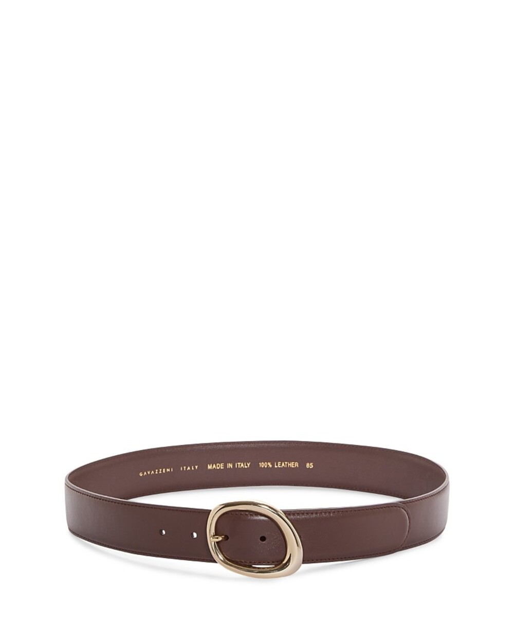 Gavazzeni 4cm Helen Joy Leather Belt Praline Gold 75